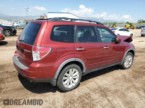 2011 Subaru Forester X Limited with VIN JF2SHBECXBH760815, listed as a Copart auction lot 58787035 with Not provided miles and Salvage title. Bid and sale history available at DreamBid. Image 3.