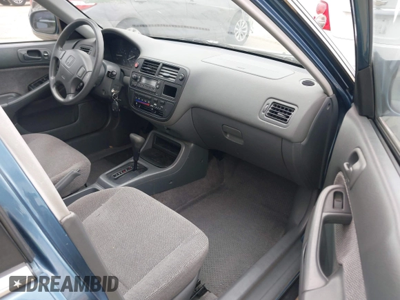 1998 Honda Civic EX with VIN JHMEJ8644WS002096, listed as a IAAI auction lot 41828342 with 184,283 mi miles. Bid and sale history available at carsss.com. Image 5.