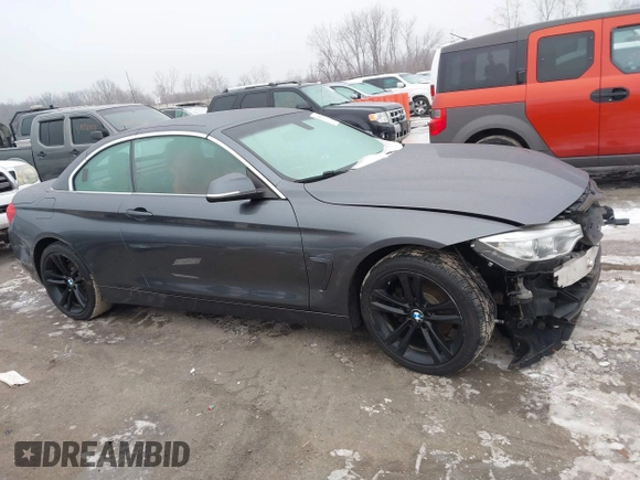 2016 BMW 4 Series 428i xDrive with VIN WBA3T1C56GP822270, listed as a IAAI auction lot 41557665 with 116,637 mi miles and . Bid and sale history available at carsss.com. Image 14.