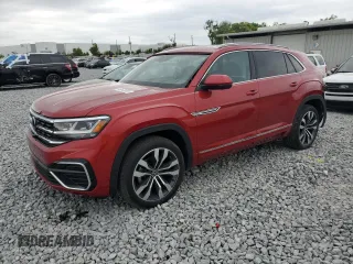 2022 Volkswagen Atlas SEL Premium R-Line with VIN 1V2FE2CA0NC210436, listed as a Copart auction lot 49678855 with 19,472 mi miles and Salvage title. Bid and sale history available at DreamBid. Image 1.
