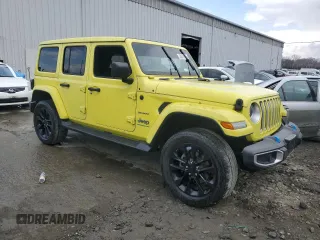 2023 Jeep Wrangler Sahara с VIN 1C4JJXP62PW557455, выставлен на аукционе Copart как лот 50372625 с пробегом 20 719 миль миль и Списание • Salvage title. История ставок и продаж доступна на DreamBid. Изображение 4.