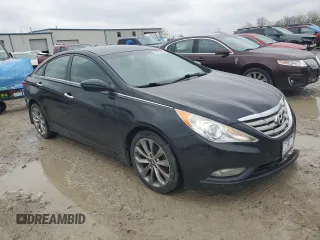2012 Hyundai Sonata SE with VIN 5NPEC4AB1CH433614, listed as a Copart auction lot 52030405 with 192,023 mi miles and Salvage Title. Bid and sale history available at carsss.com. Image 4.