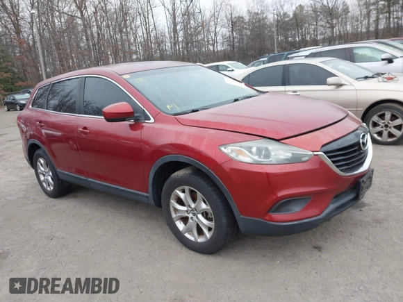 2015 Mazda CX-9 Touring with VIN JM3TB3CV3F0465744, listed as a IAAI auction lot 41790983 with 92,489 mi miles. Bid and sale history available at carsss.com. Image 1.