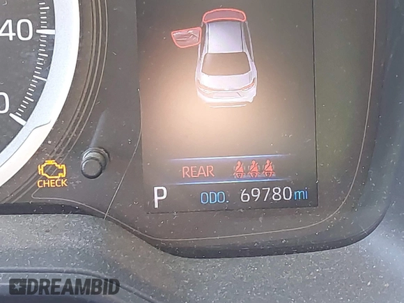 2021 Toyota Corolla LE with VIN JTDEPMAE8MJ153535, listed as a IAAI auction lot 41760121 with 69,780 mi miles and . Bid and sale history available at DreamBid. Image 16.