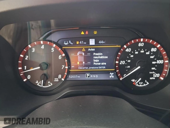 2021 Nissan Titan SV z VIN 1N6AA1ED9MN525289, wystawiony jako Copart lot #49928375 z przebiegiem 52 037 mil mil oraz Czysty tytuł • Clean title. Historia ofert i sprzedaży dostępna na DreamBid. Obrazek 4.