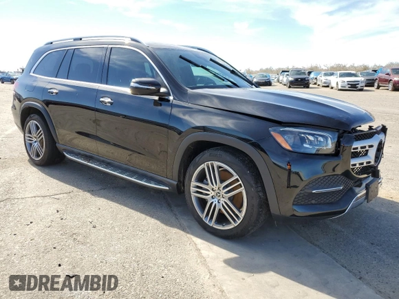 2020 Mercedes-Benz GLS with VIN 4JGFF5KE6LA218453, listed as a Copart auction lot 42919403 with 39,649 mi miles. Bid and sale history available at carsss.com. Image 4.