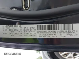 2015 Dodge Journey R/T with VIN 3C4PDDEG1FT554904, listed as a IAAI auction lot 42415888 with 143,039 mi miles and . Bid and sale history available at DreamBid. Image 9.
