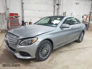 2015 Mercedes-Benz C-Class C 300 Luxury with VIN 55SWF4KB0FU035595, listed as a IAAI auction lot 41882790 with 62,673 mi miles. Bid and sale history available at carsss.com. Image 17.