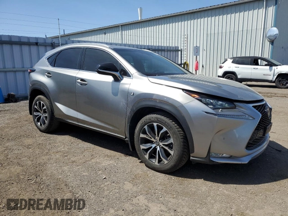 2017 Lexus NX 200t with VIN JTJBARBZ1H2126452, listed as a Copart auction lot 53631455 with 89,727 mi miles and Salvage title. Bid and sale history available at DreamBid. Image 4.
