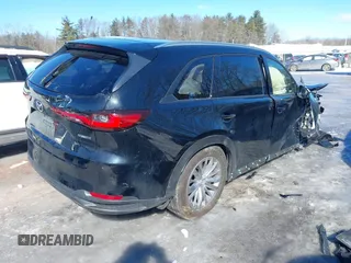 2024 Mazda CX-90 Preferred Plus with VIN JM3KKCHD7R1166459, listed as a IAAI auction lot 41621442 with 5,742 mi miles and . Bid and sale history available at DreamBid. Image 4.