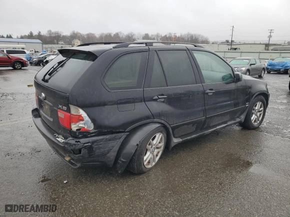 2006 BMW X5 3.0i with VIN 5UXFA13596LY27568, listed as a Copart auction lot 85254534 with 0 mi miles and Salvage Title. Bid and sale history available at carsss.com. Image 3.