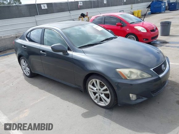 2006 Lexus IS 250 with VIN JTHBK262X65014294, listed as a IAAI auction lot 42165001 with 203,762 mi miles and . Bid and sale history available at DreamBid. Image 1.