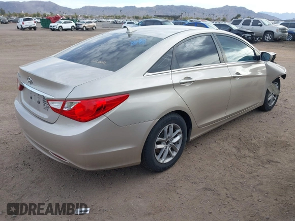 2011 Hyundai Sonata GLS with VIN 5NPEB4ACXBH219893, listed as a IAAI auction lot 41542687 with 153,625 mi miles. Bid and sale history available at carsss.com. Image 4.
