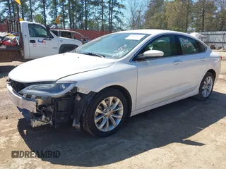 2015 Chrysler 200 C with VIN 1C3CCCCG1FN517290, listed as a IAAI auction lot 41813375 with 91,131 mi miles and . Bid and sale history available at DreamBid. Image 2.