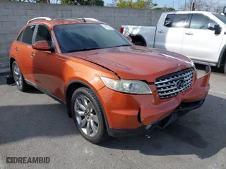 2003 Infiniti FX35 w/Options with VIN JNRAS08W93X202208, listed as a IAAI auction lot 41602031 with 256,295 mi miles. Bid and sale history available at carsss.com. Image 1.