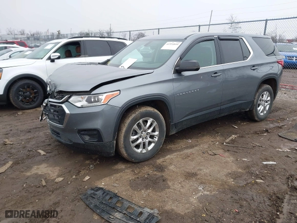 2021 Chevrolet Traverse LS with VIN 1GNEVFKW9MJ238206, listed as a IAAI auction lot 41554844 with 44,118 mi miles. Bid and sale history available at carsss.com. Image 17.