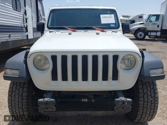 2018 Jeep Wrangler Unlimited Sport S with VIN 1C4HJXDG8JW127299, listed as a IAAI auction lot 42091561 with 116,082 mi miles and . Bid and sale history available at DreamBid. Image 12.