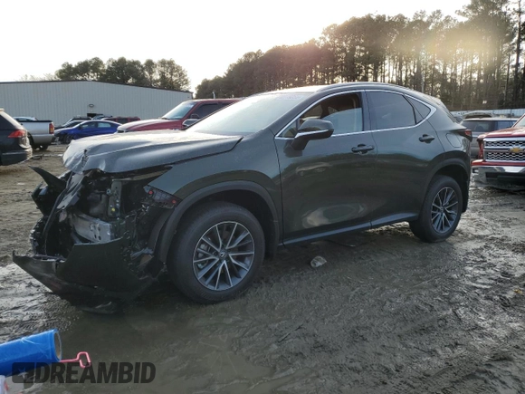 2025 Lexus NX 350h with VIN 2T2AKCEZ8SC043304, listed as a Copart auction lot 42719255 with 1,221 mi miles and Salvage Title. Bid and sale history available at DreamBid. Image 1.