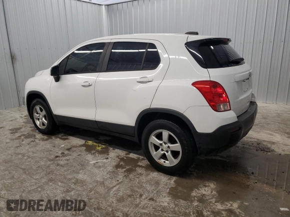 2016 Chevrolet Trax LS with VIN KL7CJNSB5GB750897, listed as a Copart auction lot 45356735 with 100,316 mi miles and Clean Title. Bid and sale history available at carsss.com. Image 2.