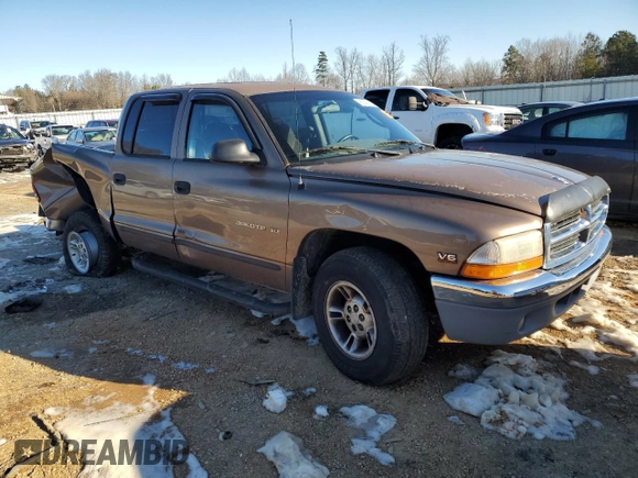 2000 Dodge Dakota Sport with VIN 1B7GL2AX3YS715657, listed as a Copart auction lot 88236515 with 170,873 mi miles and Clean Title. Bid and sale history available at DreamBid. Image 4.
