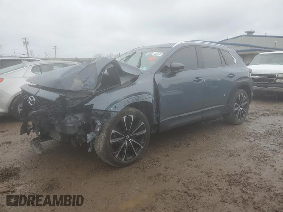 2023 Mazda CX-50 S Premium Plus with VIN 7MMVABEM3PN101329, listed as a Copart auction lot 85211514 with 44,245 mi miles and Salvage Title. Bid and sale history available at DreamBid. Image 1.