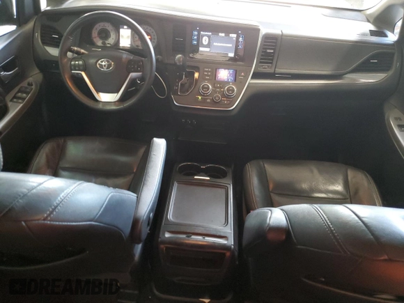 2017 Toyota Sienna SE with VIN 5TDXZ3DC4HS898217, listed as a Copart auction lot 81272463 with 143,748 mi miles and Salvage Title. Bid and sale history available at carsss.com. Image 8.
