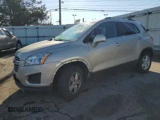 2016 Chevrolet Trax LT with VIN 3GNCJPSB8GL267344, listed as a Copart auction lot 46698015 with 104,707 mi miles and Clean Title. Bid and sale history available at carsss.com. Image 1.