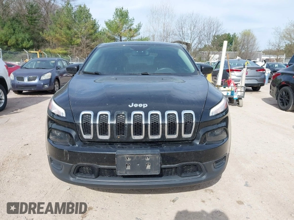 2017 Jeep Cherokee Sport with VIN 1C4PJLAB8HW508528, listed as a IAAI auction lot 42148894 with 104,646 mi miles and . Bid and sale history available at DreamBid. Image 12.