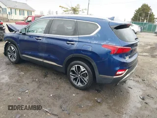 2020 Hyundai Santa Fe Limited with VIN 5NMS5CAA6LH276416, listed as a IAAI auction lot 41507669 with 54,887 mi miles. Bid and sale history available at carsss.com. Image 3.