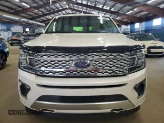 2019 Ford Expedition Max Platinum z VIN 1FMJK1MT7KEA55202, wystawiony jako Copart lot #57873385 z przebiegiem 93 136 mil mil oraz Czysty tytuł • Clean title. Historia ofert i sprzedaży dostępna na DreamBid. Obrazek 5.