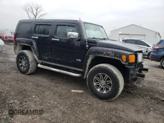 2008 Hummer H3 SUV Luxury with VIN 5GTEN43E888192344, listed as a Copart auction lot 84452414 with 149,666 mi miles and Salvage Title. Bid and sale history available at carsss.com. Image 4.