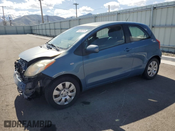 2008 Toyota Yaris with VIN JTDJT923185164654, listed as a Copart auction lot 54052575 with 242,505 mi miles and Salvage Title. Bid and sale history available at DreamBid. Image 1.