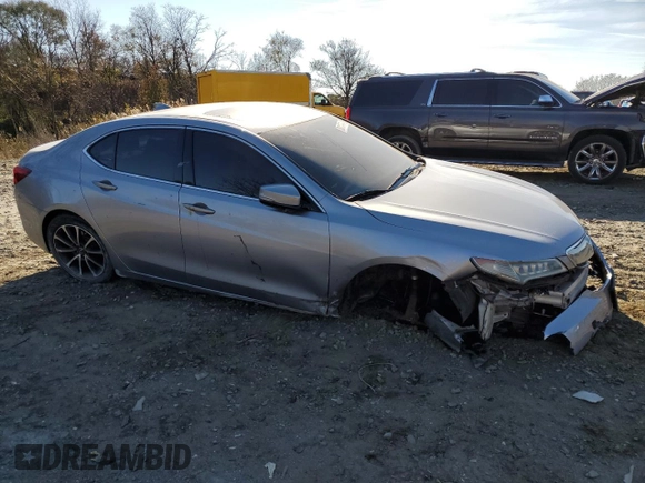 2015 Acura TLX V6 Tech with VIN 19UUB3F53FA000336, listed as a Copart auction lot 83117484 with 152,624 mi miles and Salvage Title. Bid and sale history available at carsss.com. Image 4.