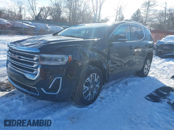 2022 GMC Acadia SLE with VIN 1GKKNKL46NZ165160, listed as a IAAI auction lot 41608269 with 48,018 mi miles. Bid and sale history available at carsss.com. Image 16.