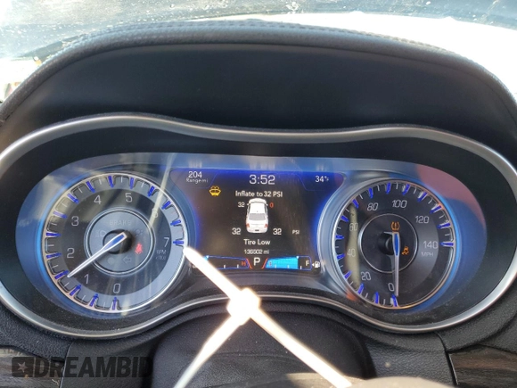 2015 Chrysler 300 Limited with VIN 2C3CCARG1FH892133, listed as a Copart auction lot 46082165 with 136,602 mi miles and Salvage Title. Bid and sale history available at carsss.com. Image 9.