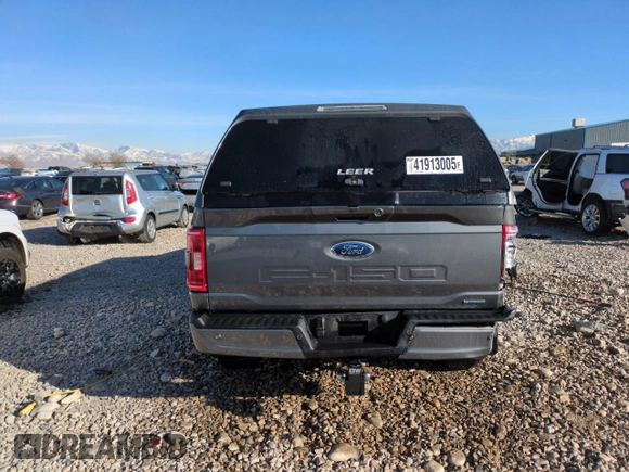 2023 Ford F-150 XL with VIN 1FTFW1E8XPFA49002, listed as a Copart auction lot 41913005 with 20,943 mi miles and Salvage Title. Bid and sale history available at carsss.com. Image 6.
