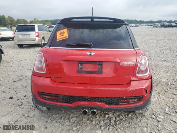 2013 MINI Cooper Hardtop S with VIN WMWSV3C57DT394312, listed as a Copart auction lot 73048554 with 0 mi miles and Clean Title. Bid and sale history available at carsss.com. Image 6.