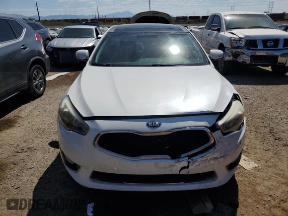 2015 Kia Cadenza Premium with VIN KNALN4D76F5195351, listed as a Copart auction lot 72582884 with 154,080 mi miles and Salvage Title. Bid and sale history available at carsss.com. Image 5.