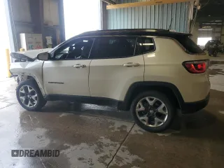 2018 Jeep Compass Limited with VIN 3C4NJDCB5JT373014, listed as a Copart auction lot 57285935 with 85,195 mi miles and Salvage title. Bid and sale history available at DreamBid. Image 2.
