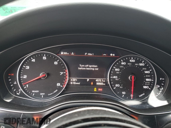 2018 Audi A6 Premium with VIN WAUF8AFC0JN092593, listed as a Copart auction lot 84403124 with 98,683 mi miles and Salvage Title. Bid and sale history available at carsss.com. Image 9.