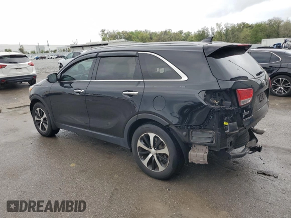 2017 Kia Sorento EX with VIN 5XYPH4A59HG301722, listed as a Copart auction lot 48353185 with 87,128 mi miles and Salvage Title. Bid and sale history available at carsss.com. Image 2.