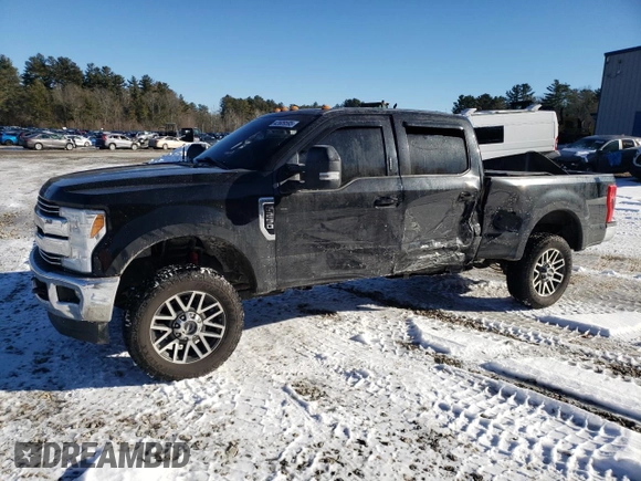 2017 Ford F-250 Lariat with VIN 1FT7W2B60HEB50599, listed as a Copart auction lot 42609595 with 102,131 mi miles and Salvage title. Bid and sale history available at DreamBid. Image 1.