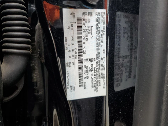 2016 Ford Focus SE z VIN 1FADP3F21GL262289, wystawiony jako Copart lot #60318515 z przebiegiem 79 529 mil mil oraz Szkoda całkowita • Salvage title. Historia ofert i sprzedaży dostępna na DreamBid. Obrazek 12.