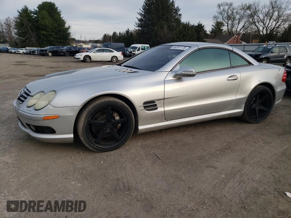 2003 Mercedes-Benz SL 500 z VIN WDBSK75F03F045545, wystawiony jako Copart lot #49281175 z przebiegiem 114 477 mil mil oraz Szkoda całkowita • Salvage title. Historia ofert i sprzedaży dostępna na DreamBid. Obrazek 1.