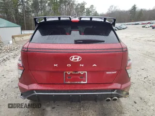 2024 Hyundai Kona N Line z VIN KM8HACA3XRU118164, wystawiony jako Copart lot #49996315 z przebiegiem 7 188 mil mil oraz Szkoda całkowita • Salvage title. Historia ofert i sprzedaży dostępna na DreamBid. Obrazek 6.