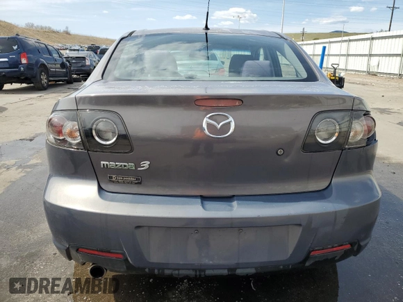 2008 Mazda 3 i Touring with VIN JM1BK32F281863474, listed as a Copart auction lot 52335015 with 177,817 mi miles and Salvage Title. Bid and sale history available at carsss.com. Image 6.