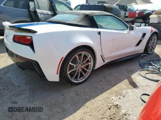 2017 Chevrolet Corvette with VIN 1G1Y13D78H5117597, listed as a Copart auction lot 74248484 with Not provided miles and Non repairable. Bid and sale history available at DreamBid. Image 3.