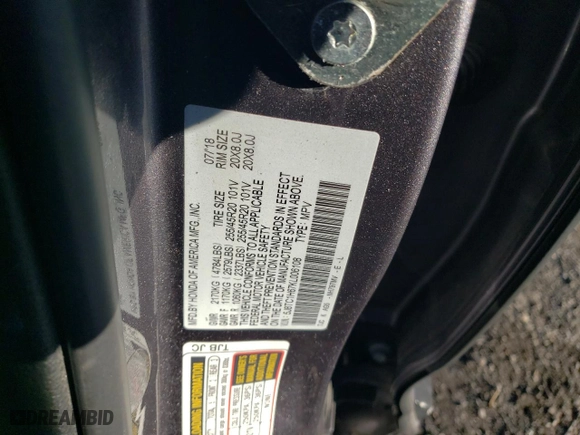 2019 Acura RDX w/A-Spec Pkg with VIN 5J8TC1H67KL006108, listed as a Copart auction lot 86778664 with 0 mi miles and Salvage Title. Bid and sale history available at carsss.com. Image 15.