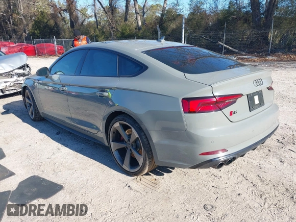 2019 Audi S5 Sportback Premium Plus z VIN WAUB4CF58KA050575, wystawiony jako IAAI lot #41248451 z przebiegiem 75 285 mil mil oraz . Historia ofert i sprzedaży dostępna na DreamBid. Obrazek 3.