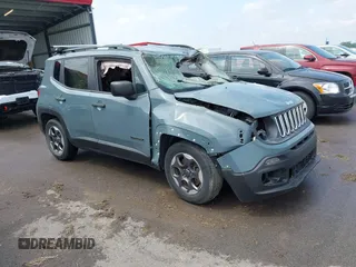 2017 Jeep Renegade Sport z VIN ZACCJAAB5HPG05007, wystawiony jako IAAI lot #42437990 z przebiegiem 125 044 mil mil oraz . Historia ofert i sprzedaży dostępna na DreamBid. Obrazek 1.